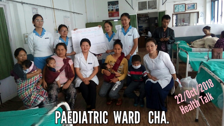 Clinical duty in Paediatric Ward